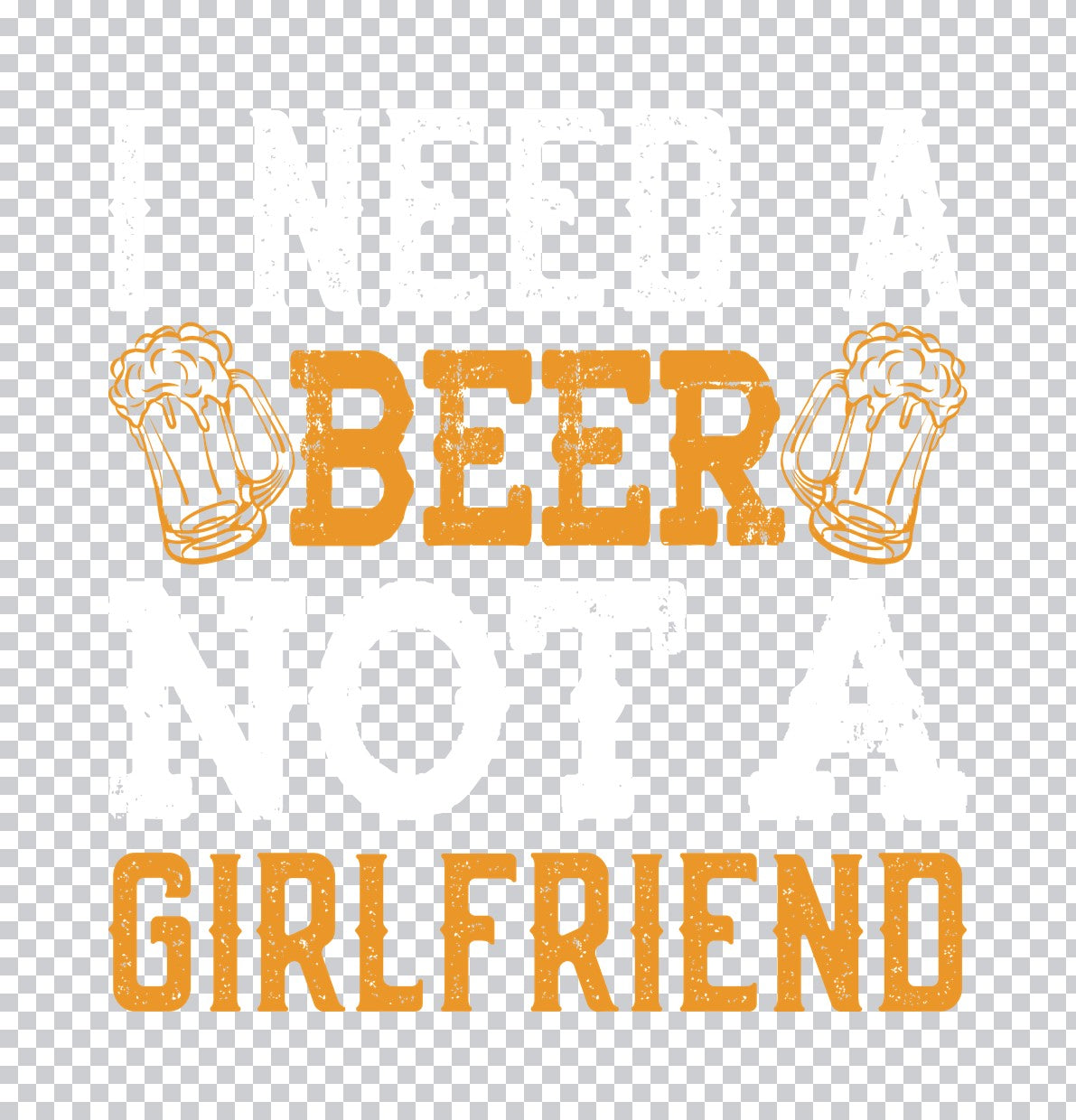 Beer Girlfriend DTF Transfer