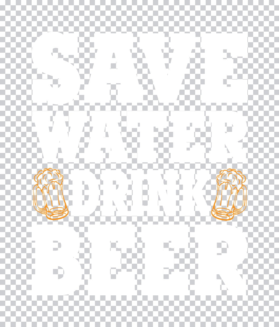 Beer Mug Border DTF Transfer