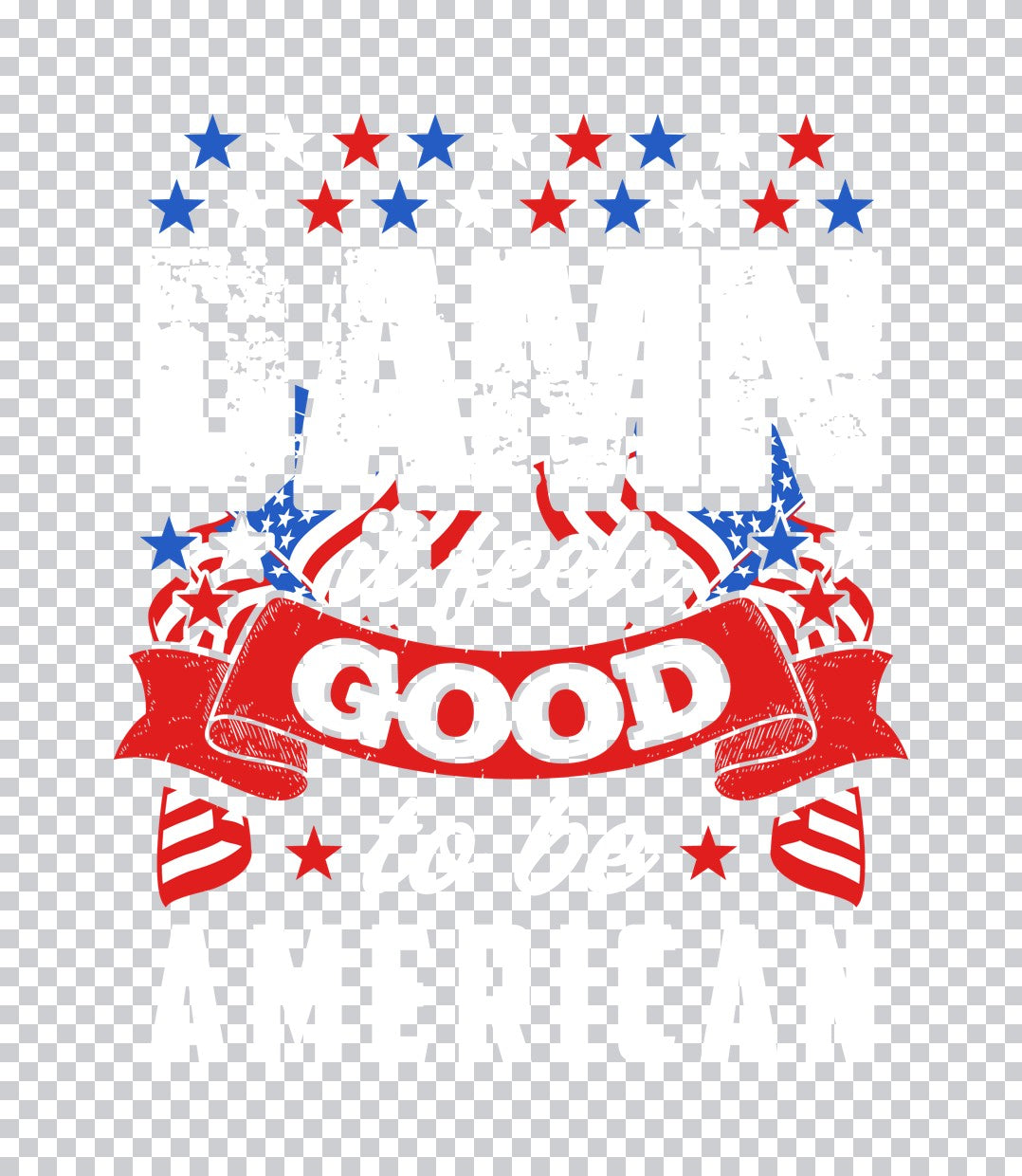 Patriotic Good Times DTF Transfer