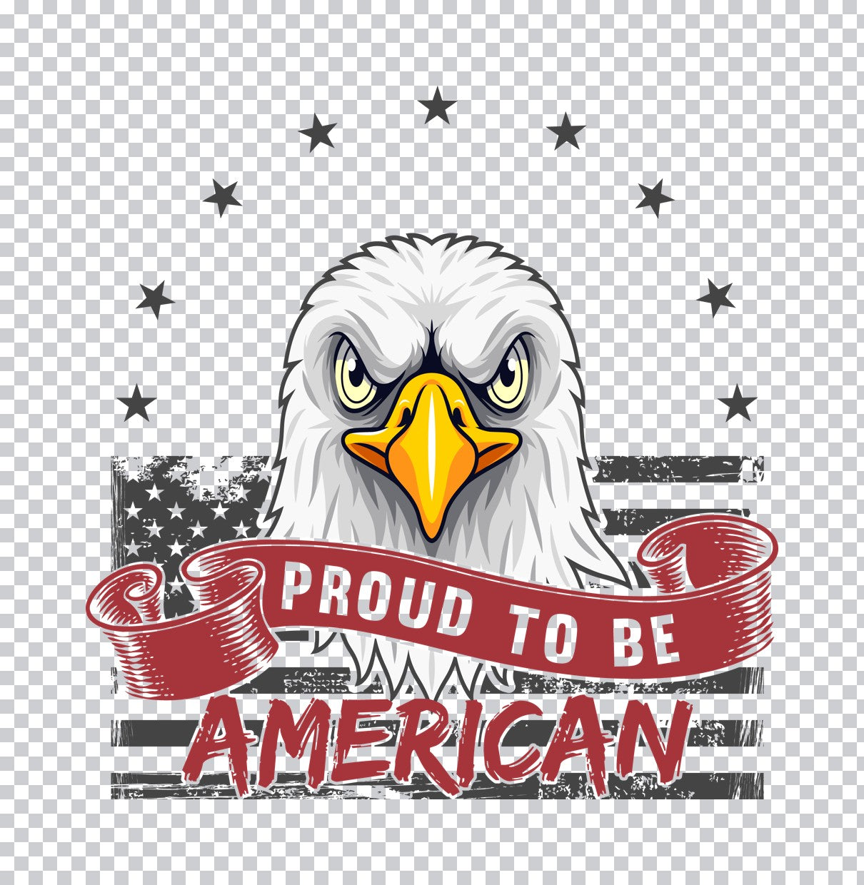 Proud To Be American Eagle DTF Transfer