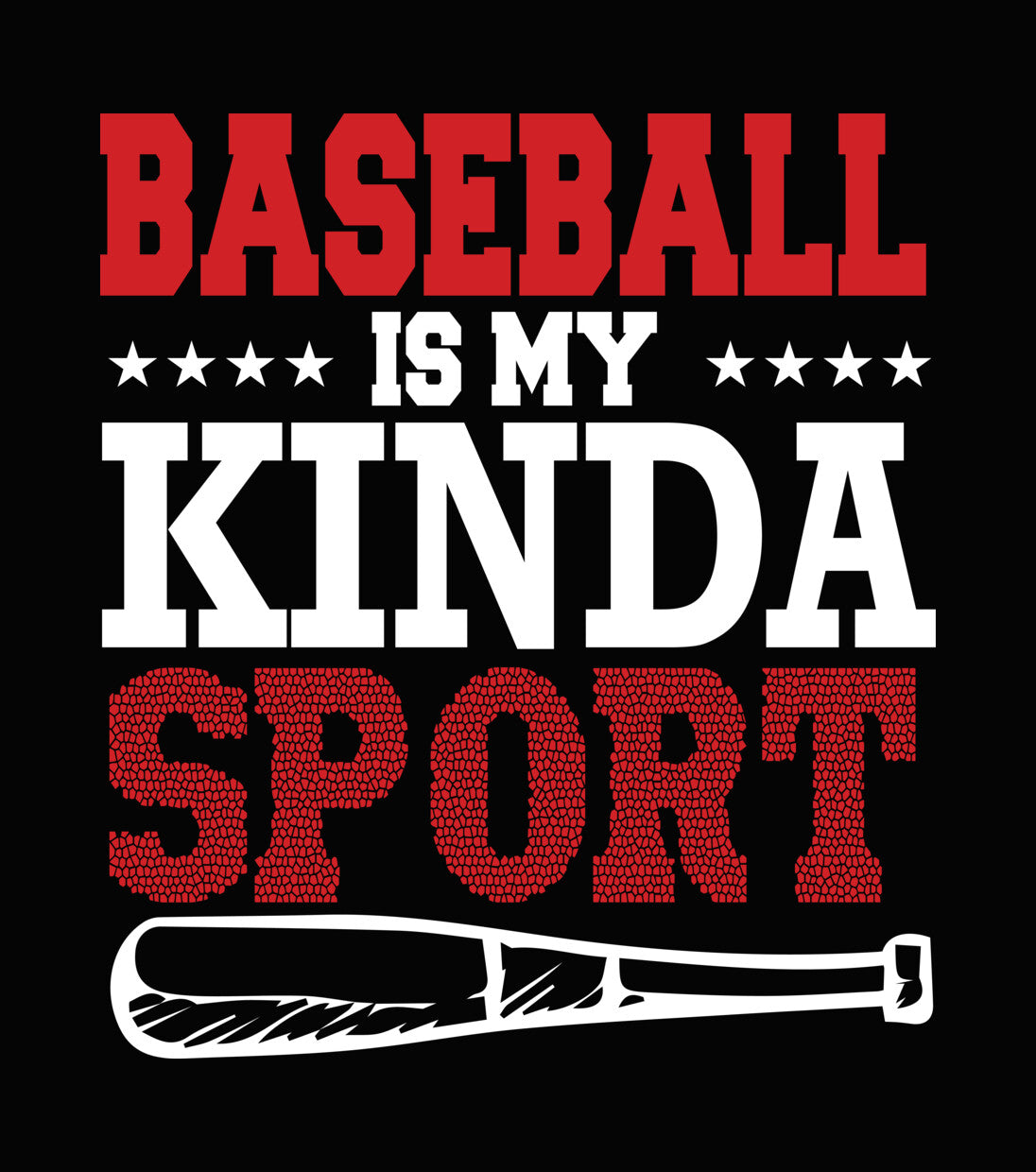 Baseball Sport Text DTF Transfer