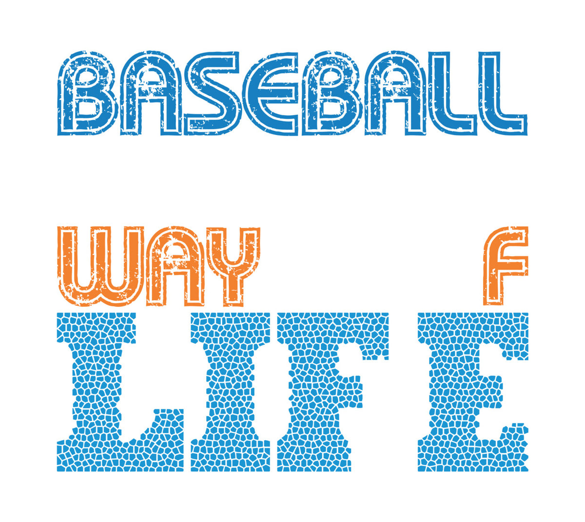 Baseball Way of Life DTF Transfer