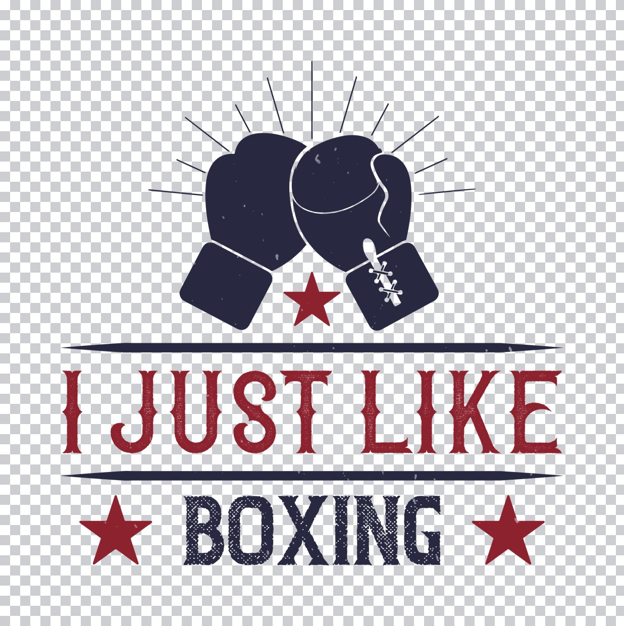 I Just Like Boxing DTF Transfer