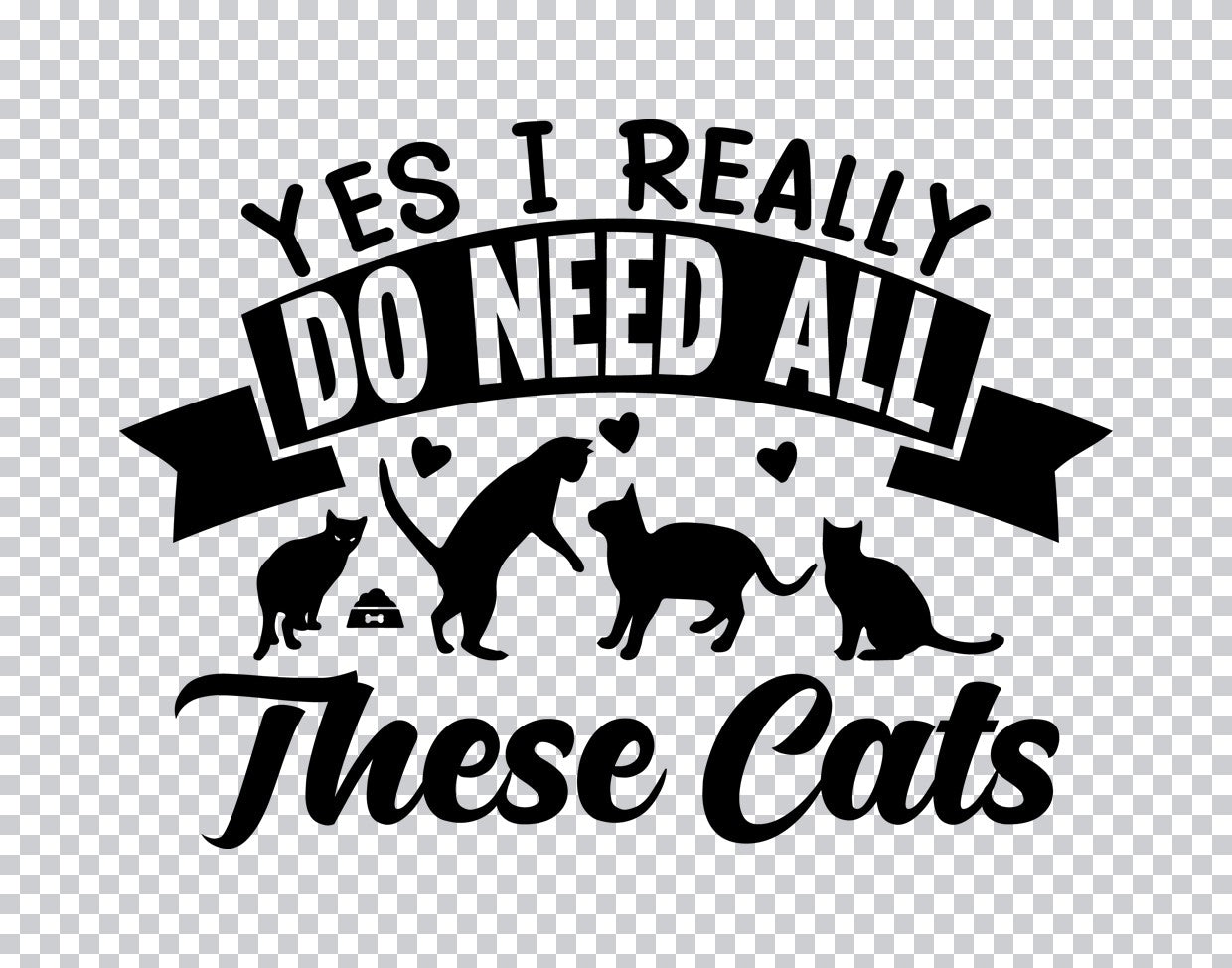 Cat Wisdom Funny Life Lessons DTF Transfer