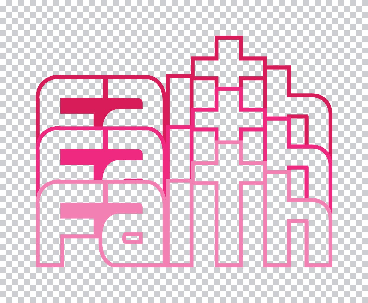 Faith Cross Typography DTF Transfer