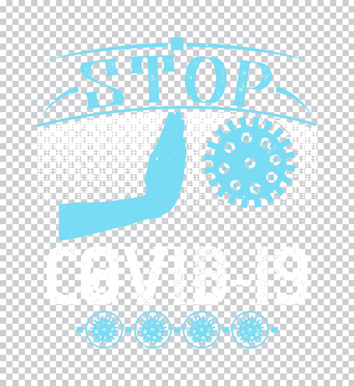 Stop The Virus DTF Transfer