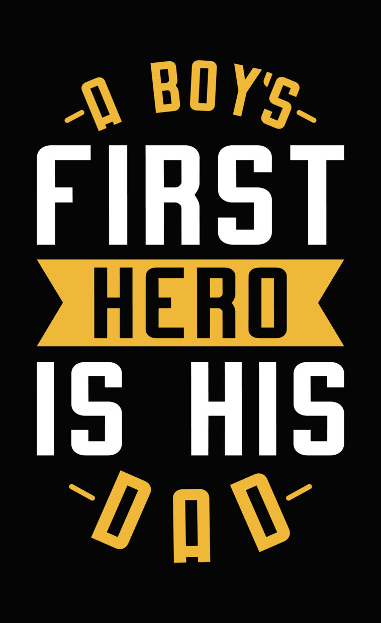 A Boy's Hero Dad DTF Transfer