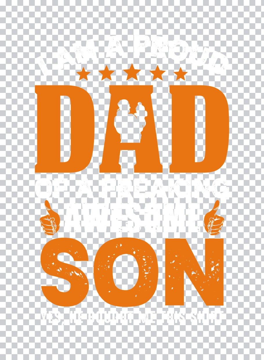 Dad And Son Five Star Rating DTF Transfer