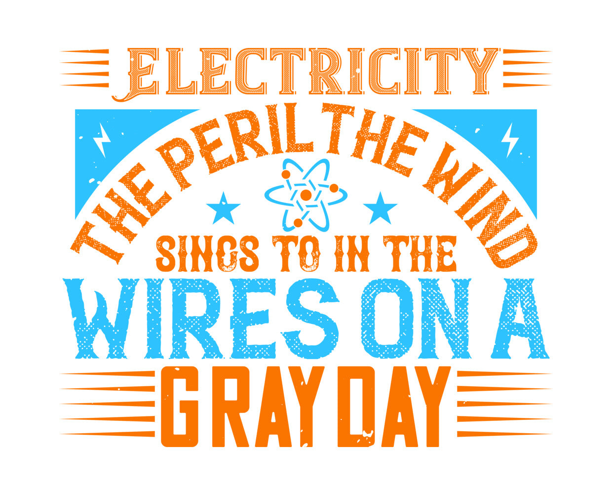 Electricity Wires Graphic DTF Transfer