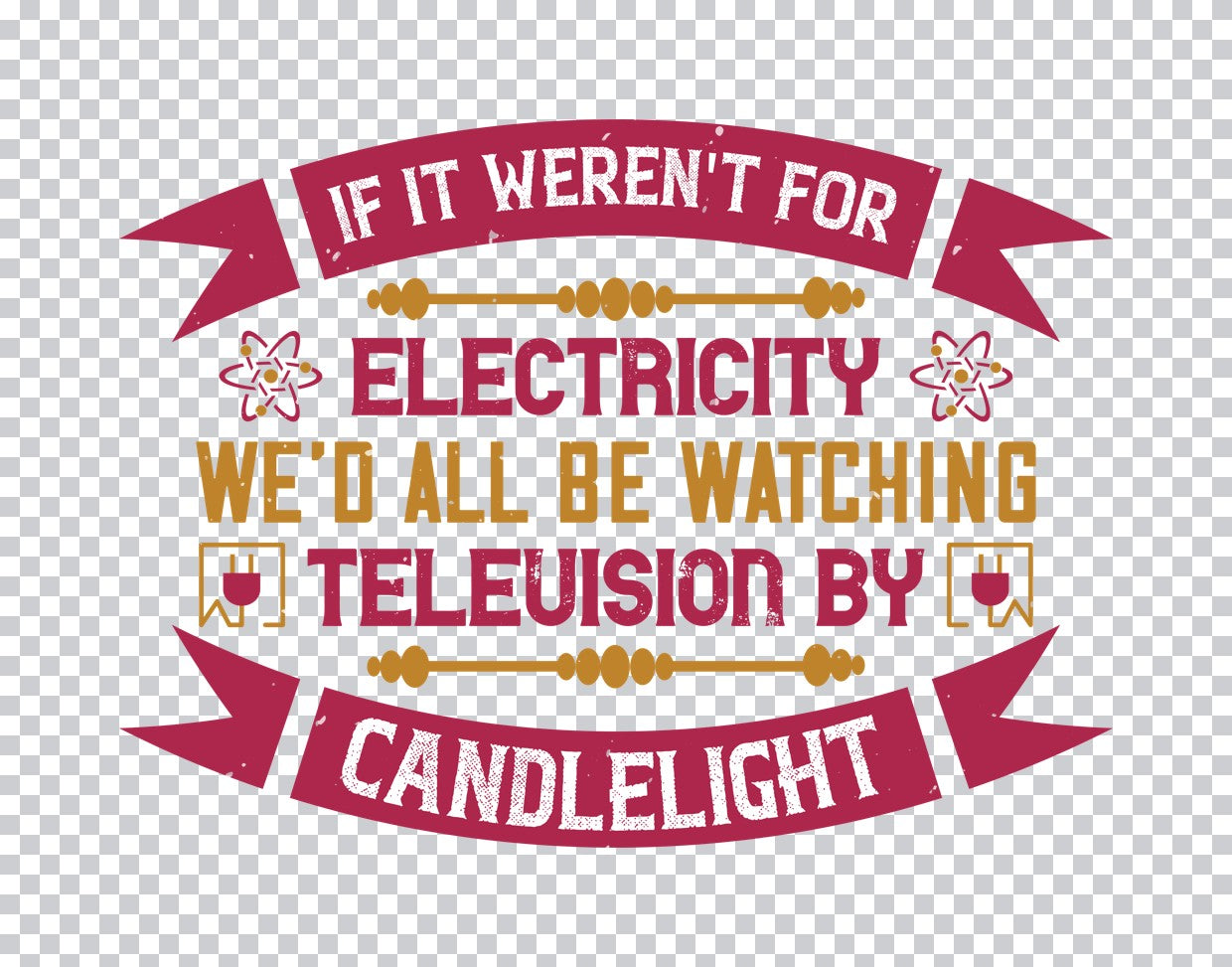 Witty Electrician Vintage Design DTF Transfer