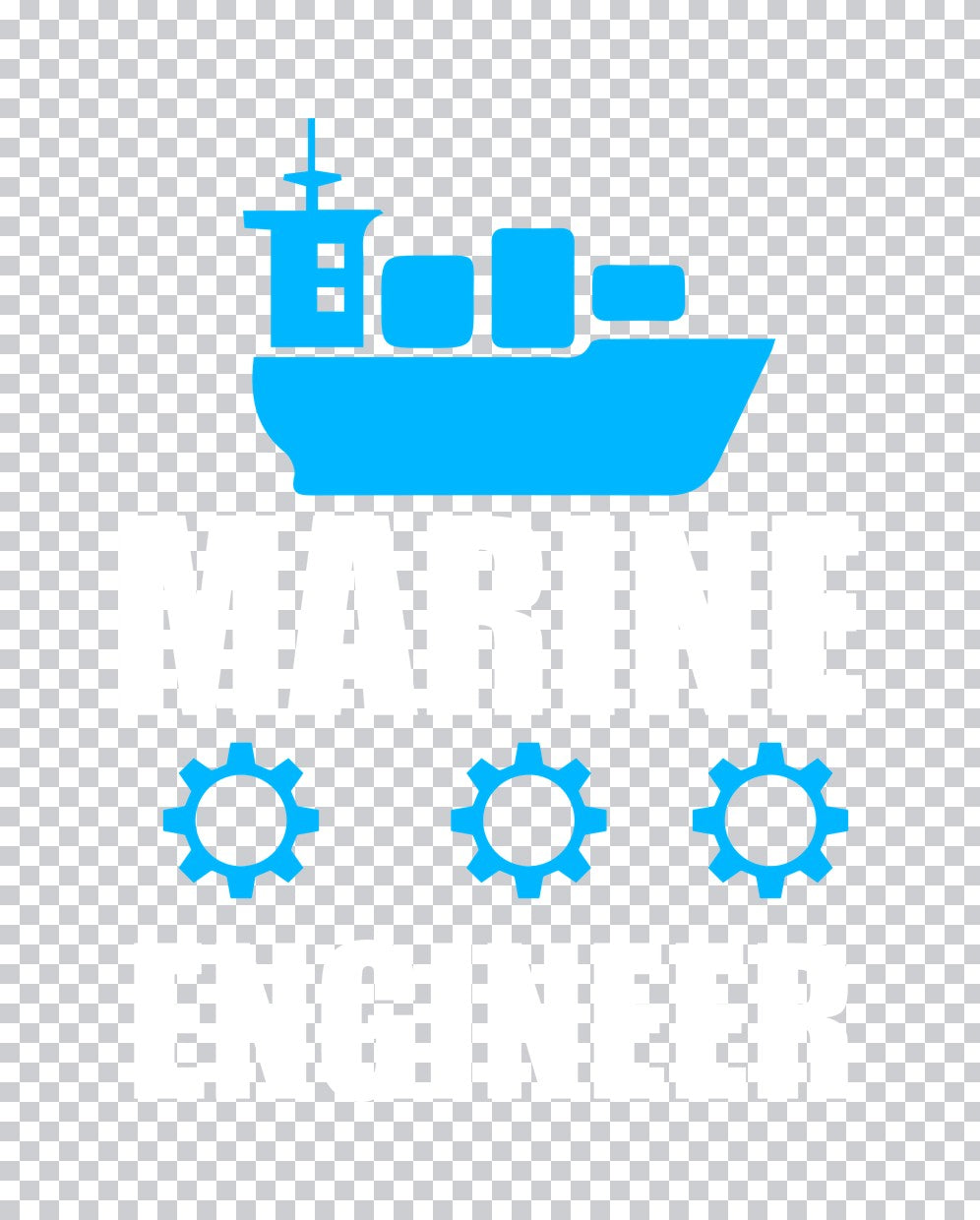 Marine Engineer Cargo Ship DTF Transfer