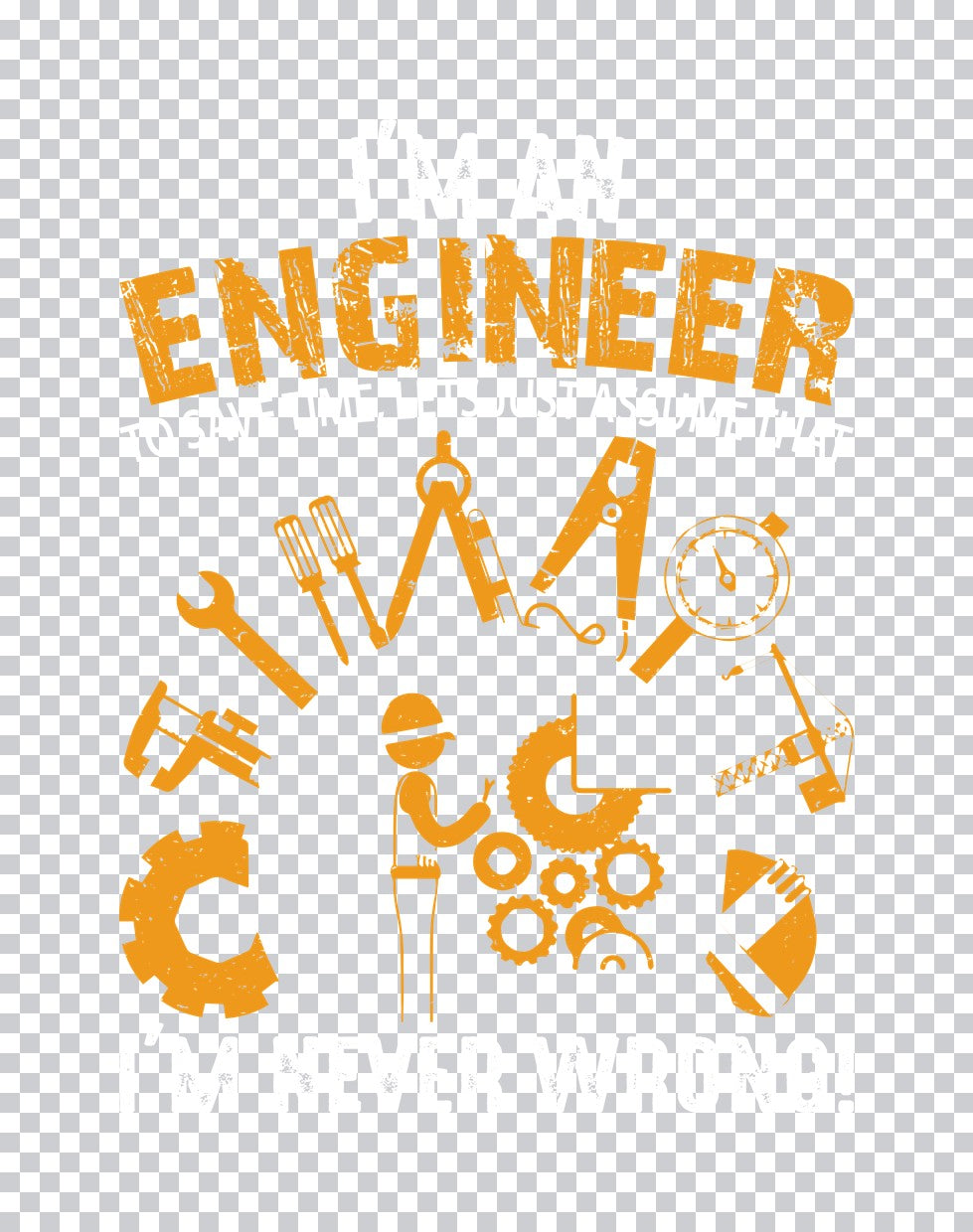 Engineer Tools Graphic DTF Transfer