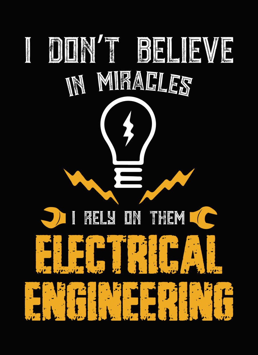 Electrical Engineering Lightning Wrench DTF Transfer