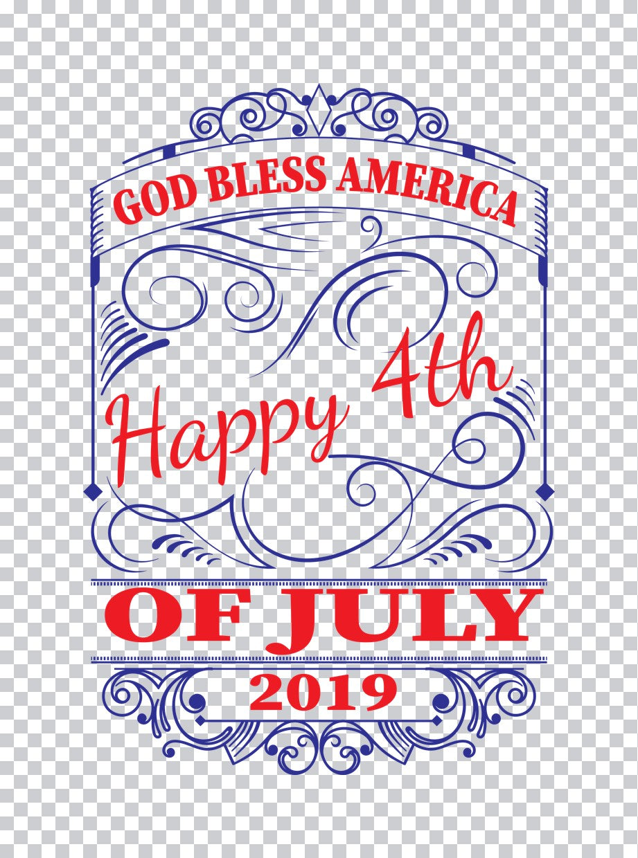 God Bless America 2019 DTF Transfer