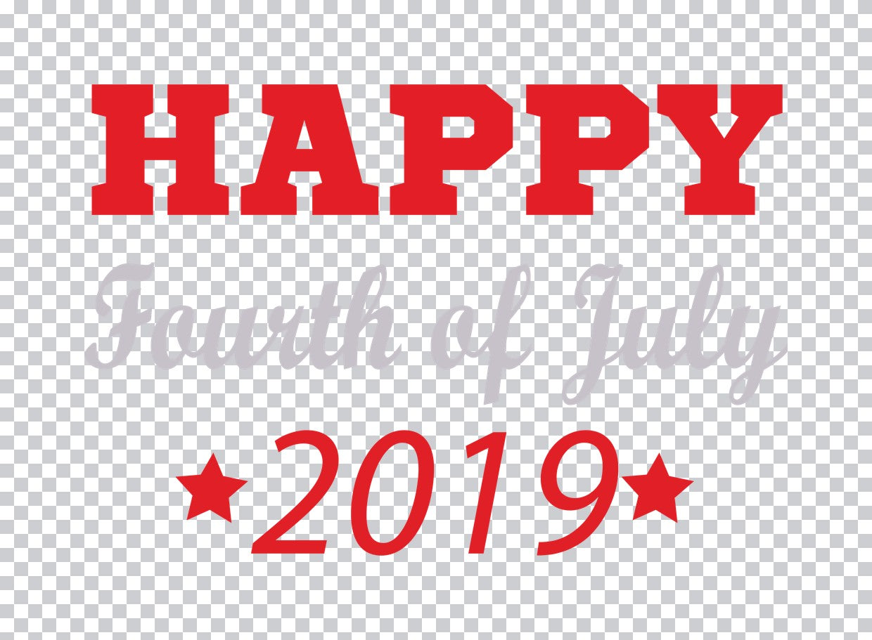 Happy Fourth of July 2019 DTF Transfer