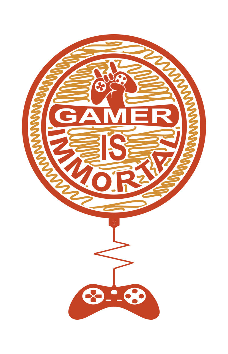 Gamer Is Immortal Controller DTF Transfer