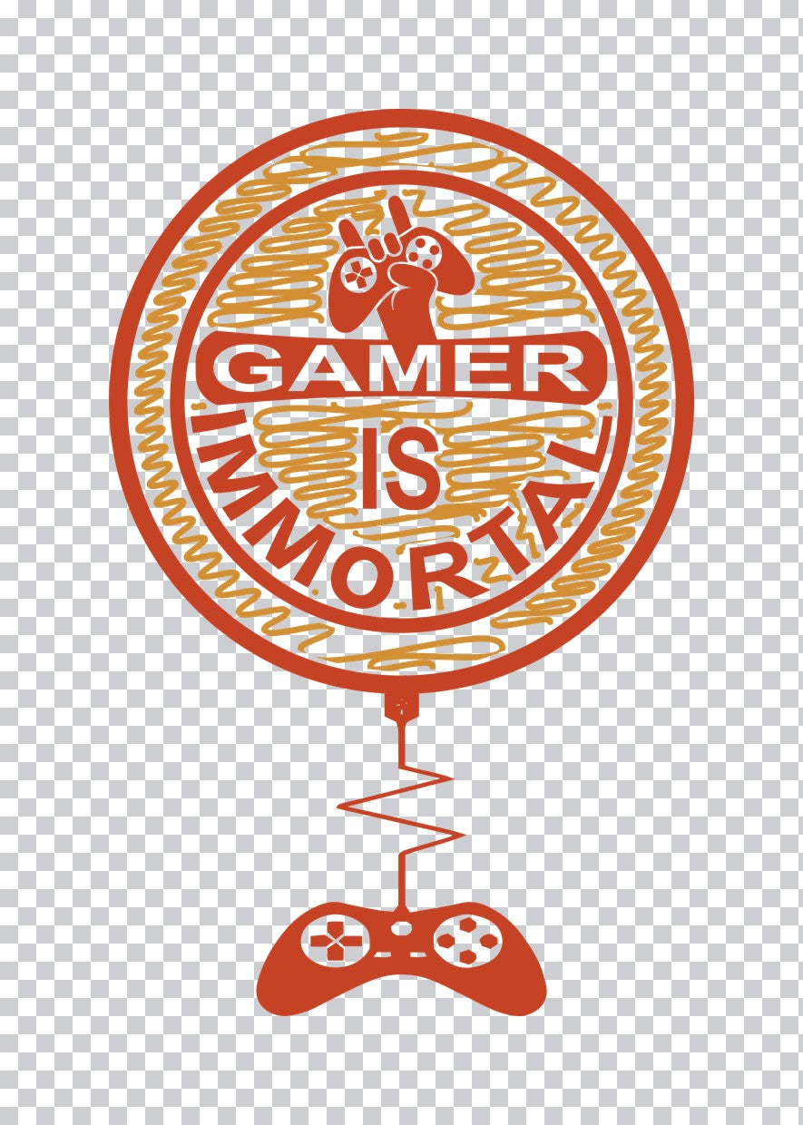 Gamer Is Immortal Controller DTF Transfer