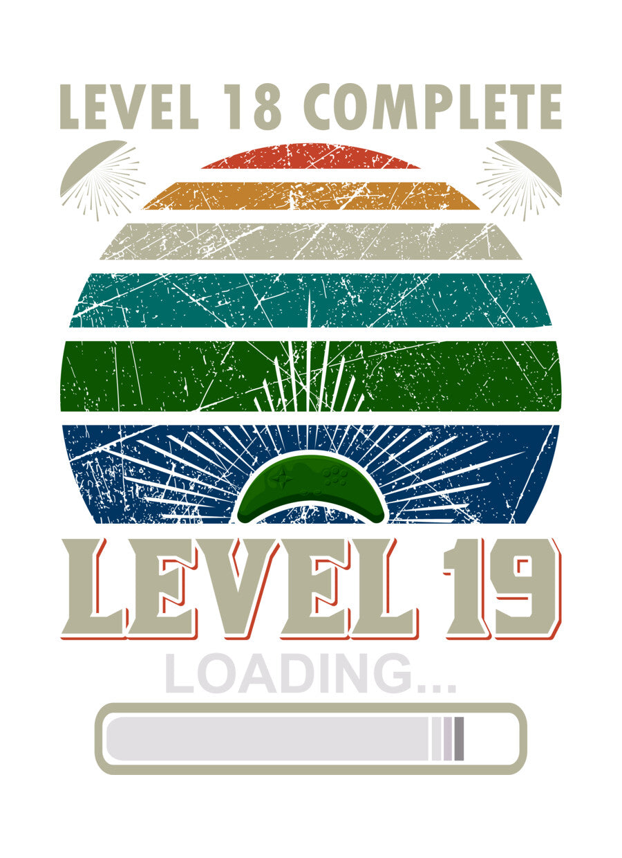 Level 19 Loading Gaming DTF Transfer