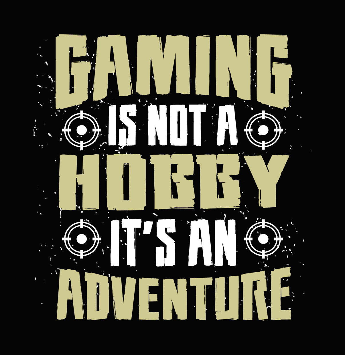 Gaming Hobby Adventure Typography DTF Transfer