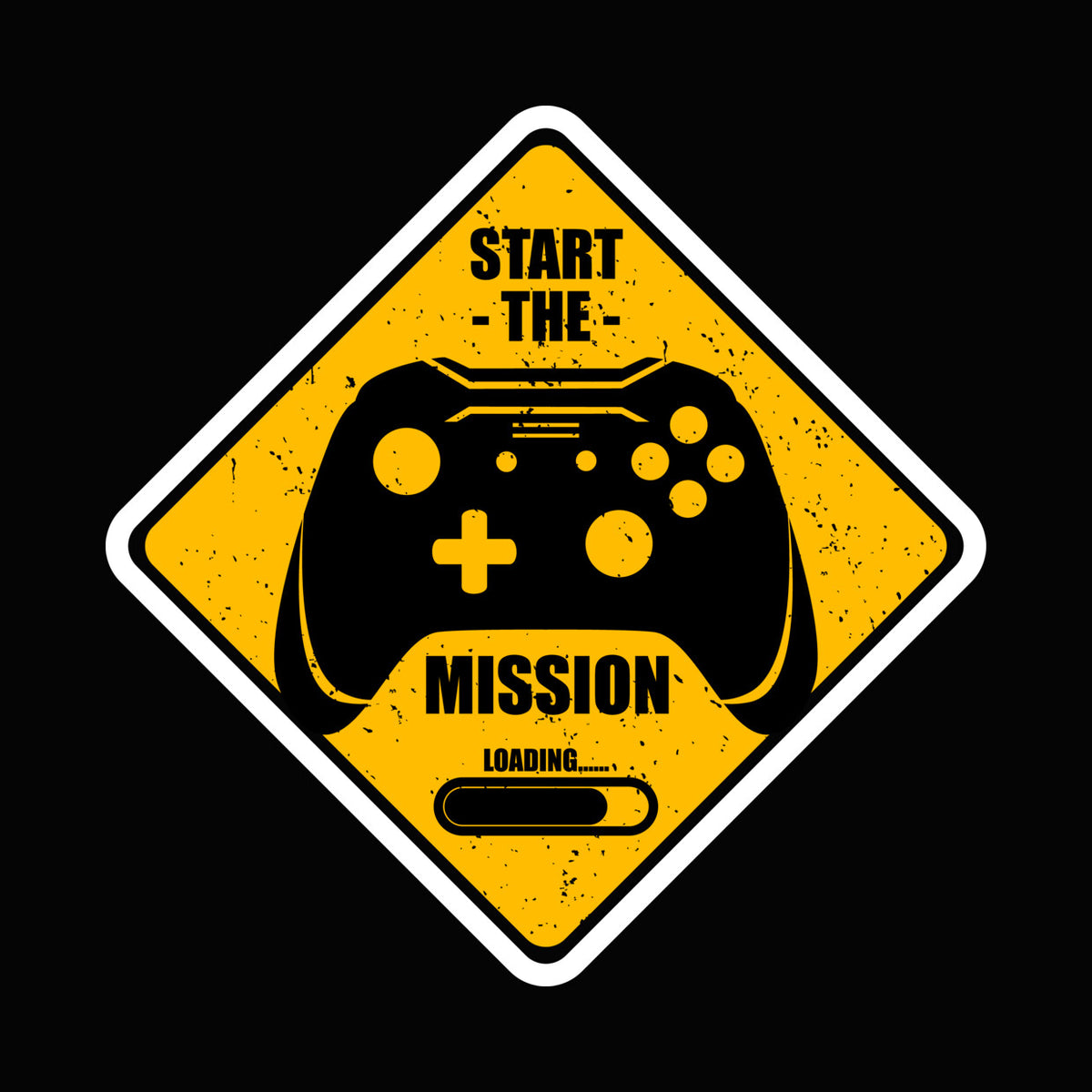 Start The Mission Gaming Controller DTF Transfer