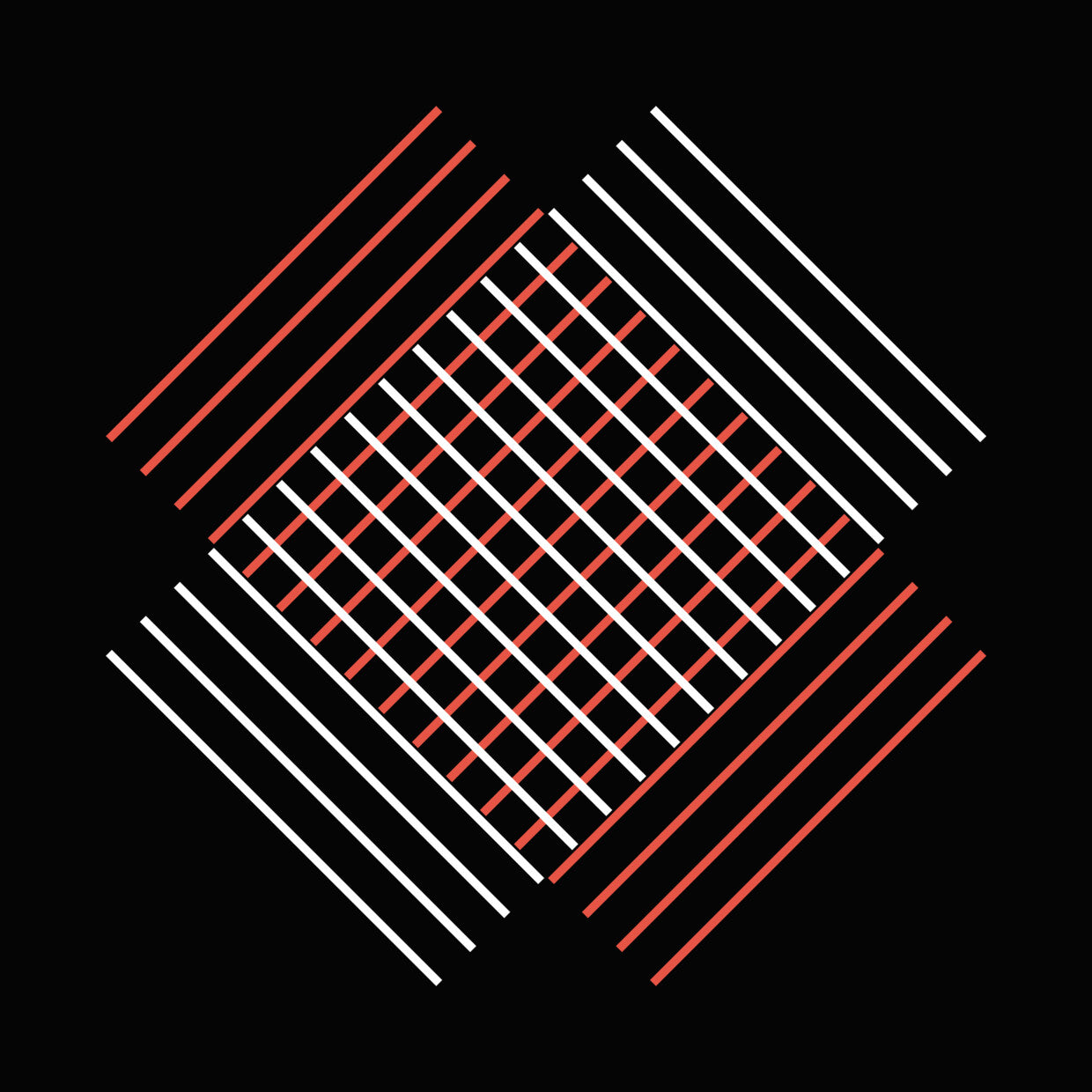 Linear Geometric Stripe Pattern DTF Transfer