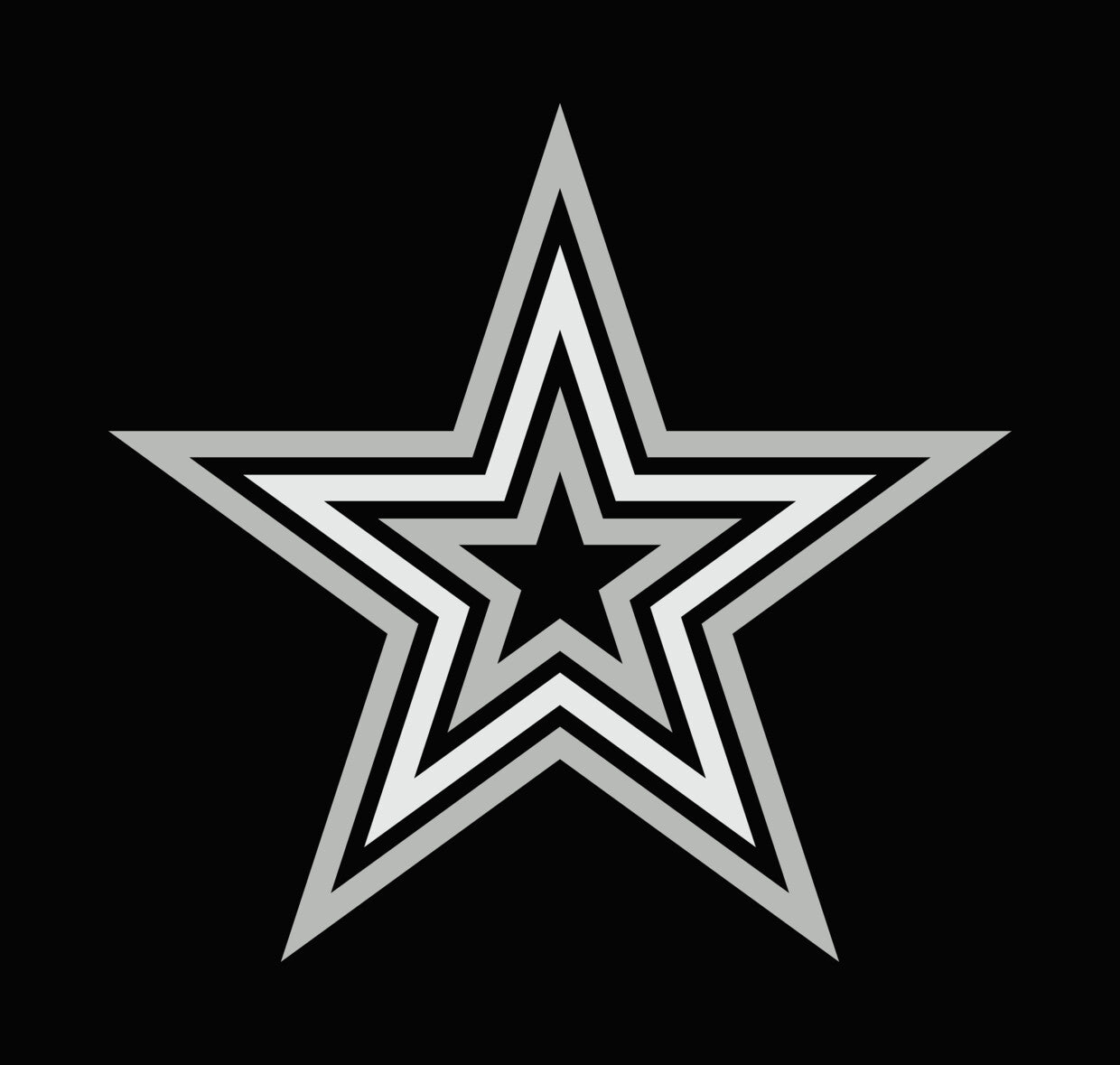 Layered Geometric Star DTF Transfer