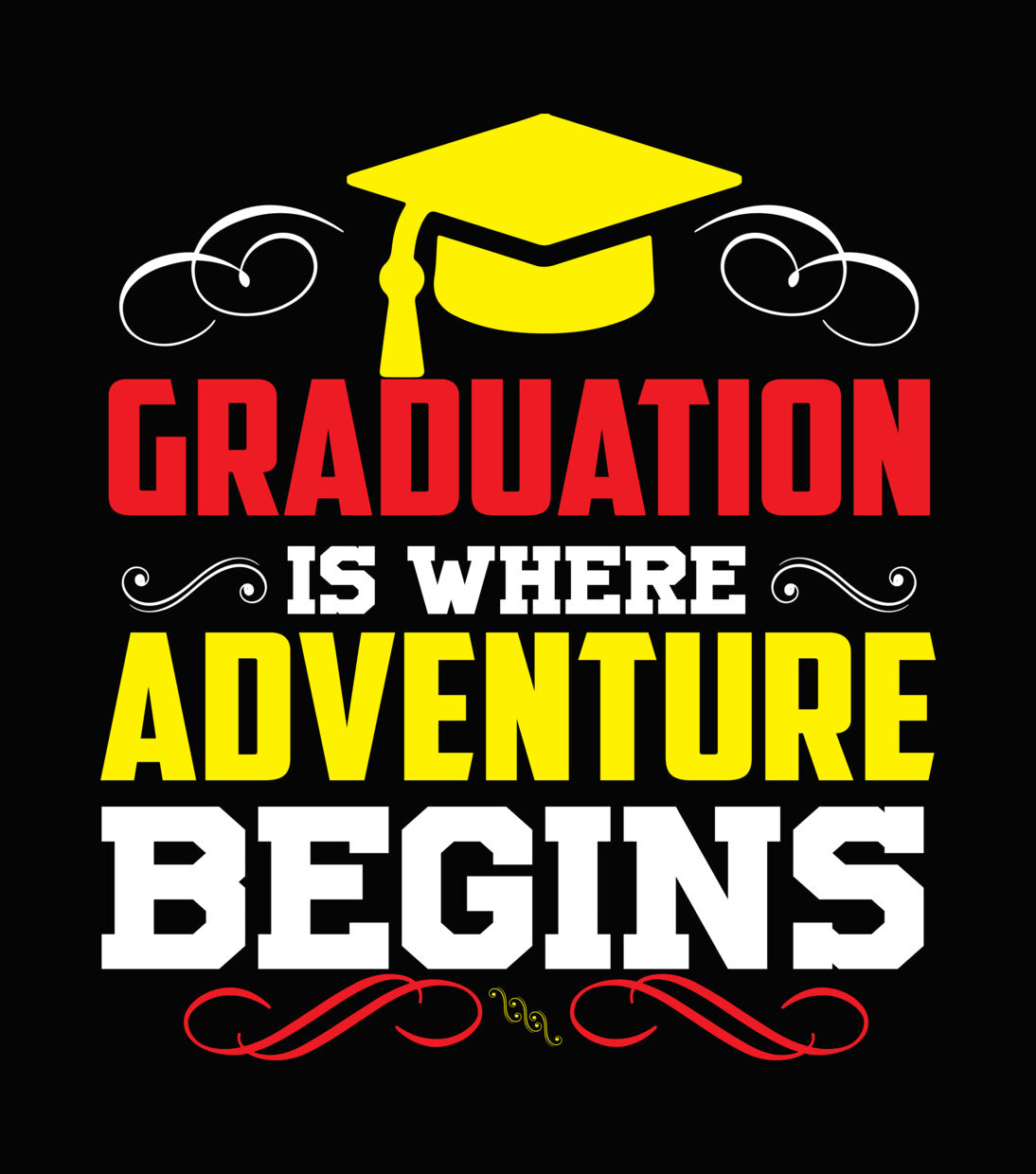 Graduation Adventure Cap DTF Transfer