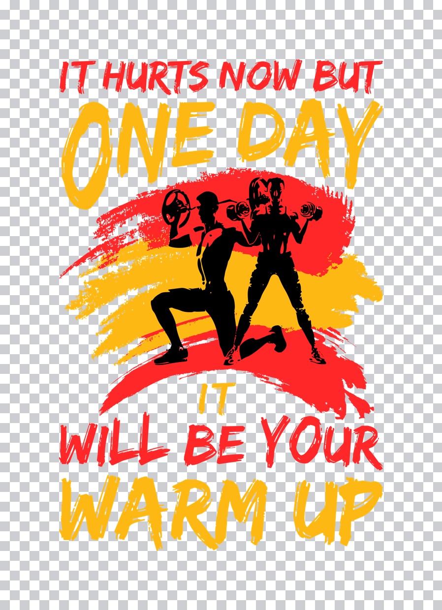 It Hurts Now Warm Up DTF Transfer