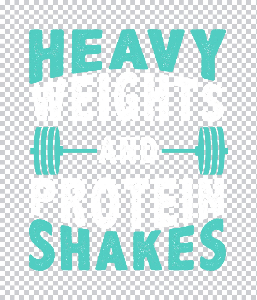 Heavy Shakes Barbell Gym DTF Transfer