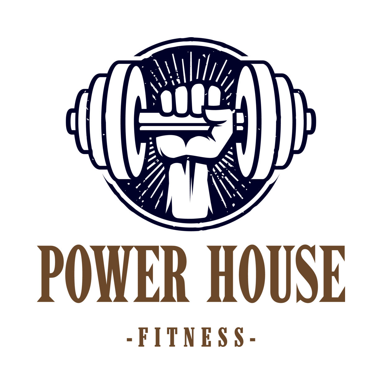Power House Fitness Fist Dumbbell DTF Transfer