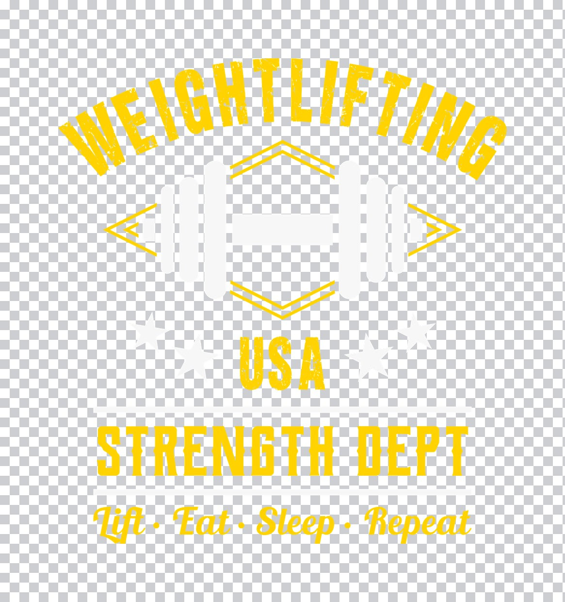 USA Weightlifting Strength Dept DTF Transfer