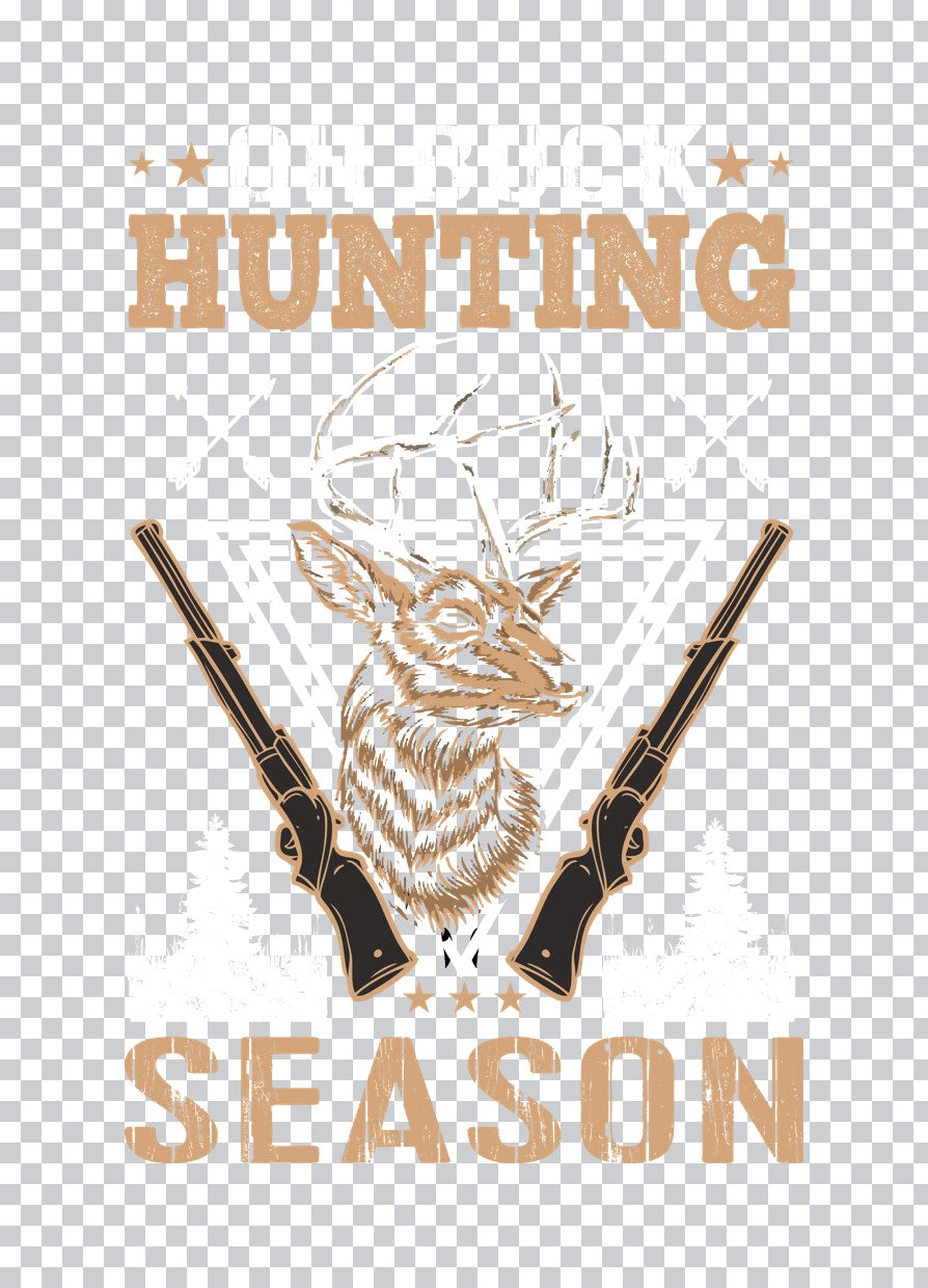 Hunting Season Deer And Rifles DTF Transfer