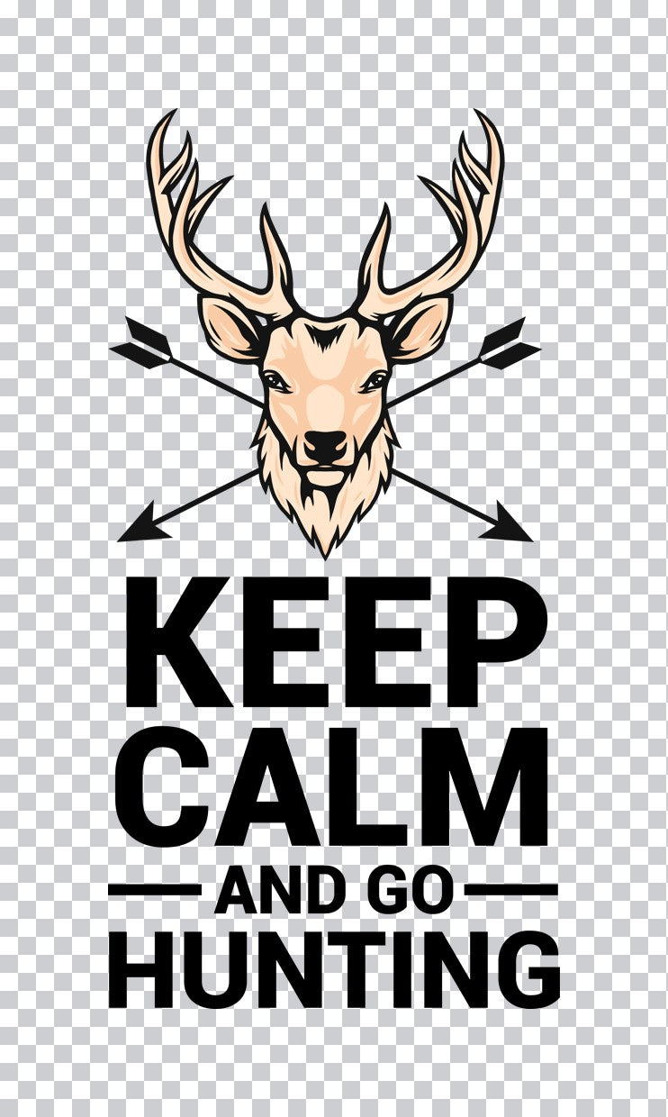 Keep Calm and Go Hunting DTF Transfer