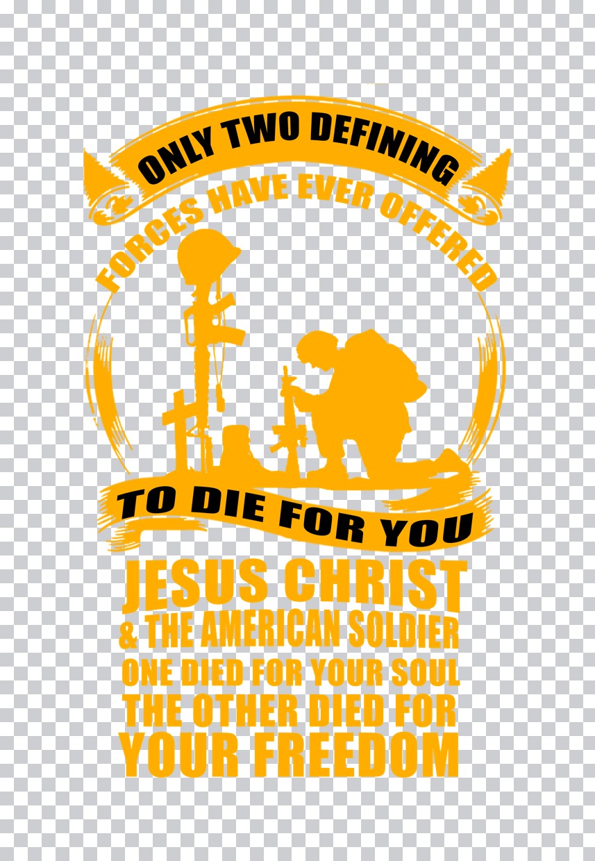 Jesus Christ American Soldier DTF Transfer