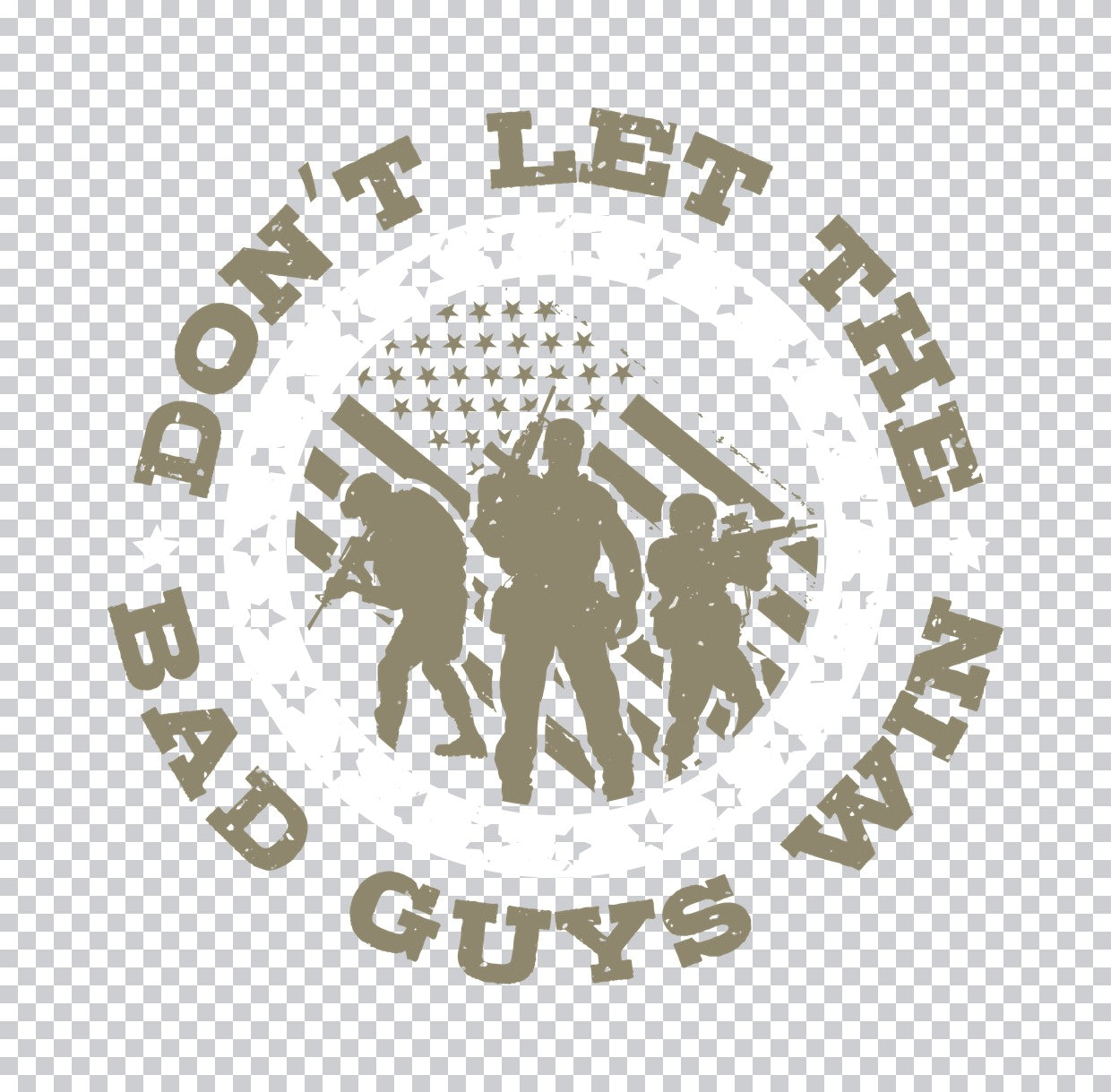 Don't Let The Bad Guys Win DTF Transfer