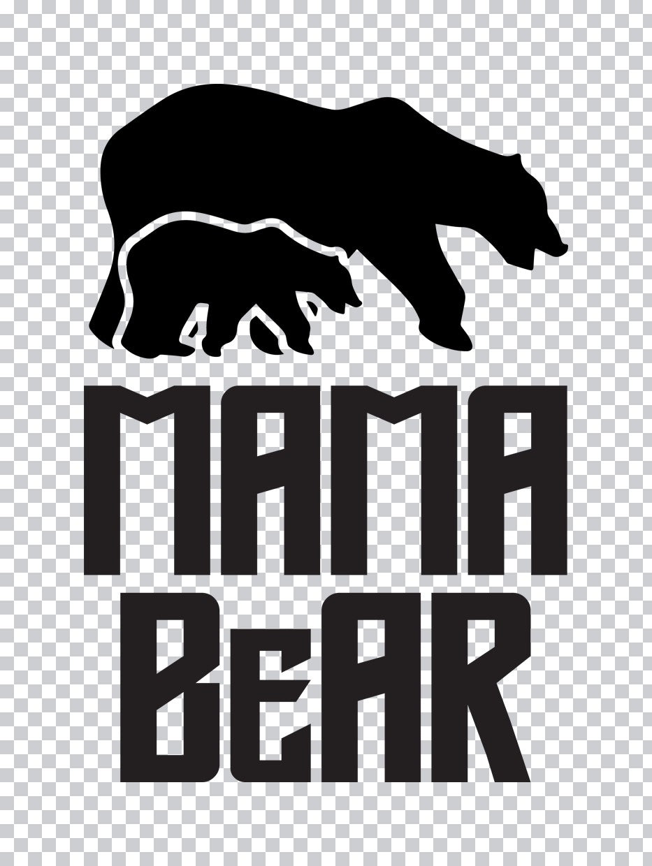 Mama Bear Silhouette DTF Transfer