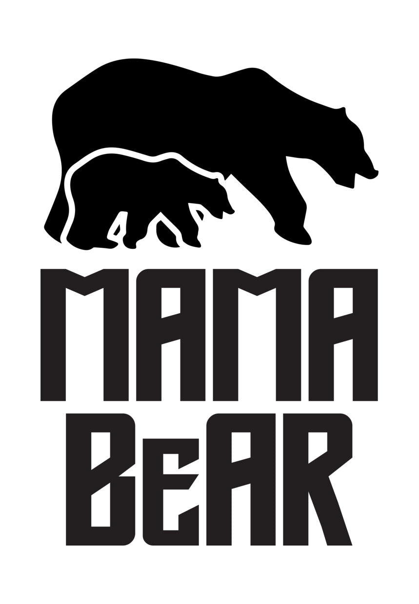 Mama Bear Silhouette DTF Transfer