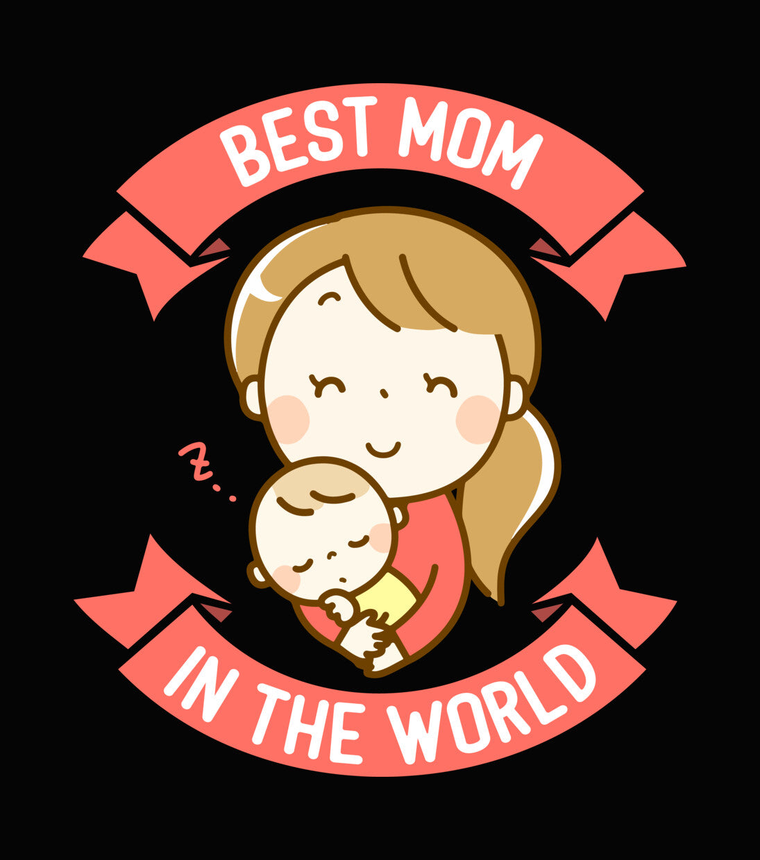 Best Mom in the World DTF Transfer