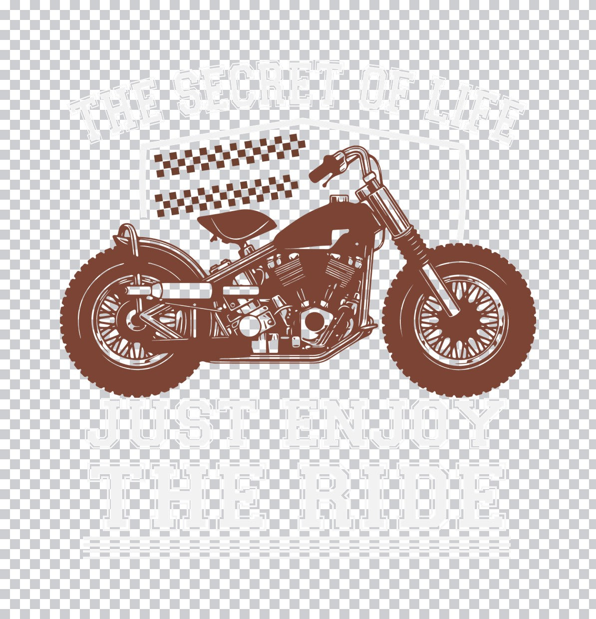 Enjoy The Ride Motorcycle DTF Transfer