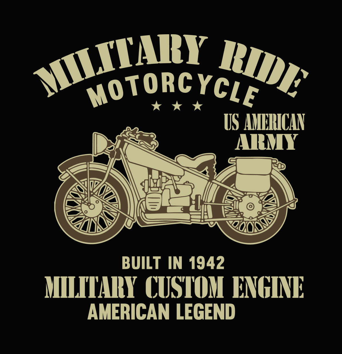 1942 Military American Legend DTF Transfer