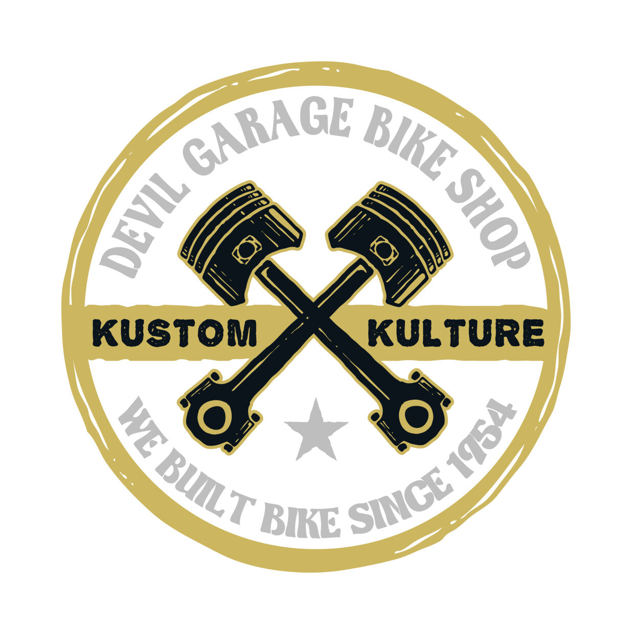 Devil Garage Kustom Kulture DTF Transfer