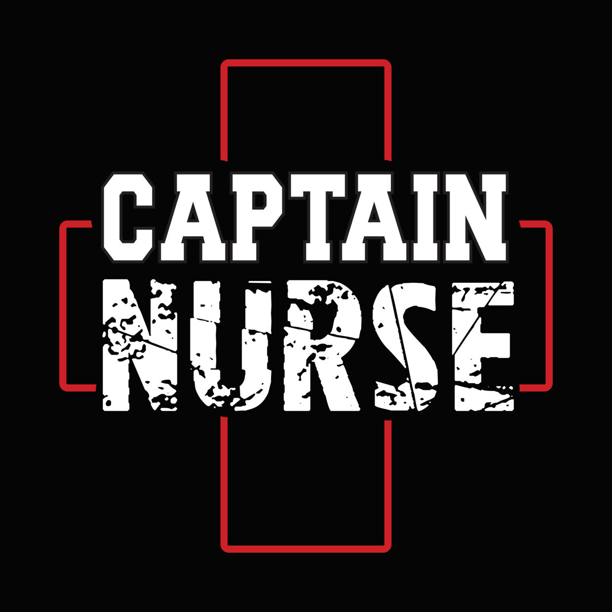 Captain Nurse Medical Cross DTF Transfer