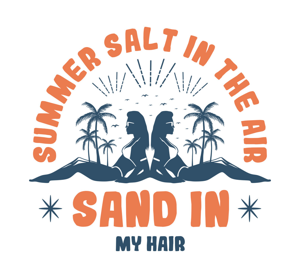 Summer Salt and Sand DTF Transfer