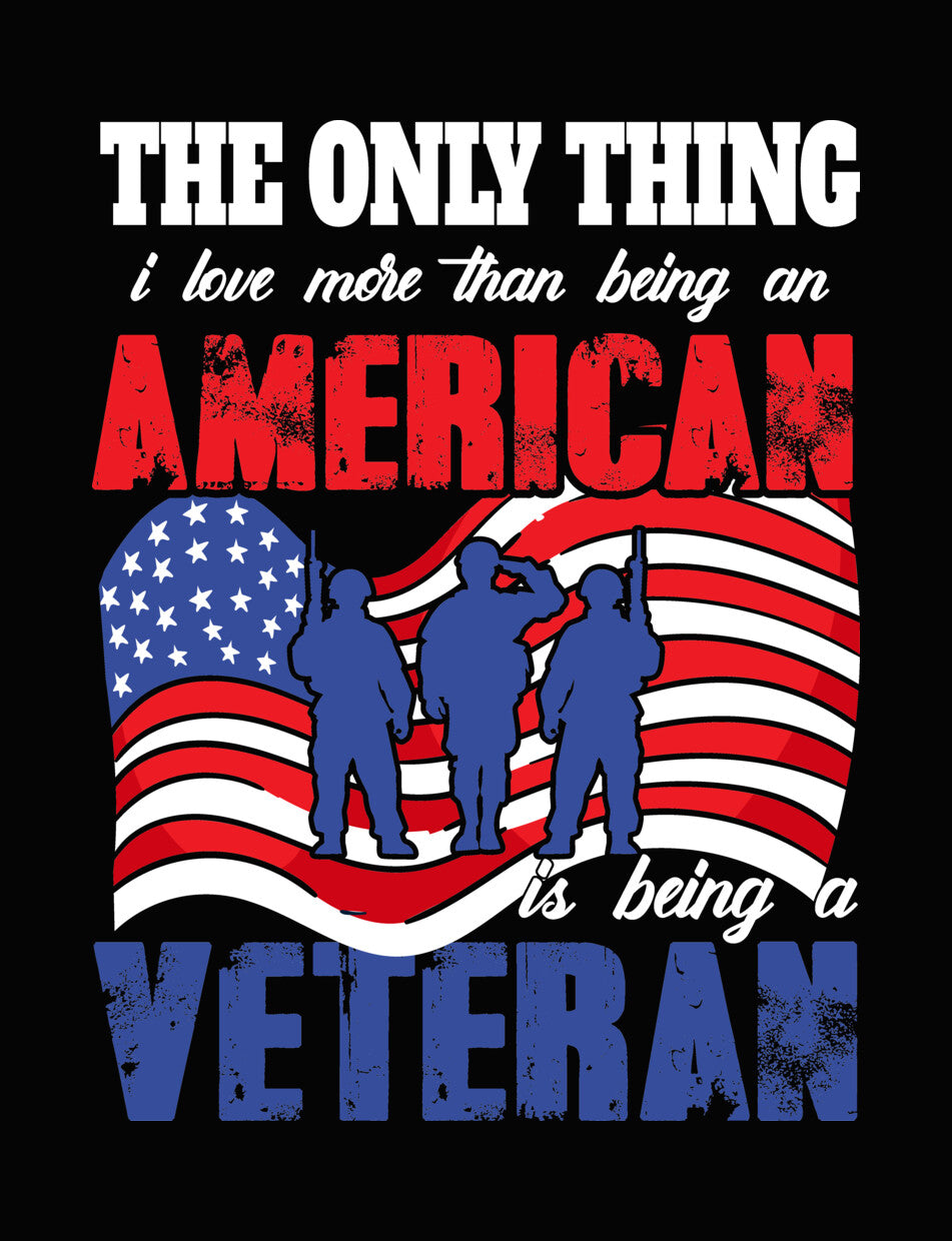 American Veteran Soldier Silhouette DTF Transfer
