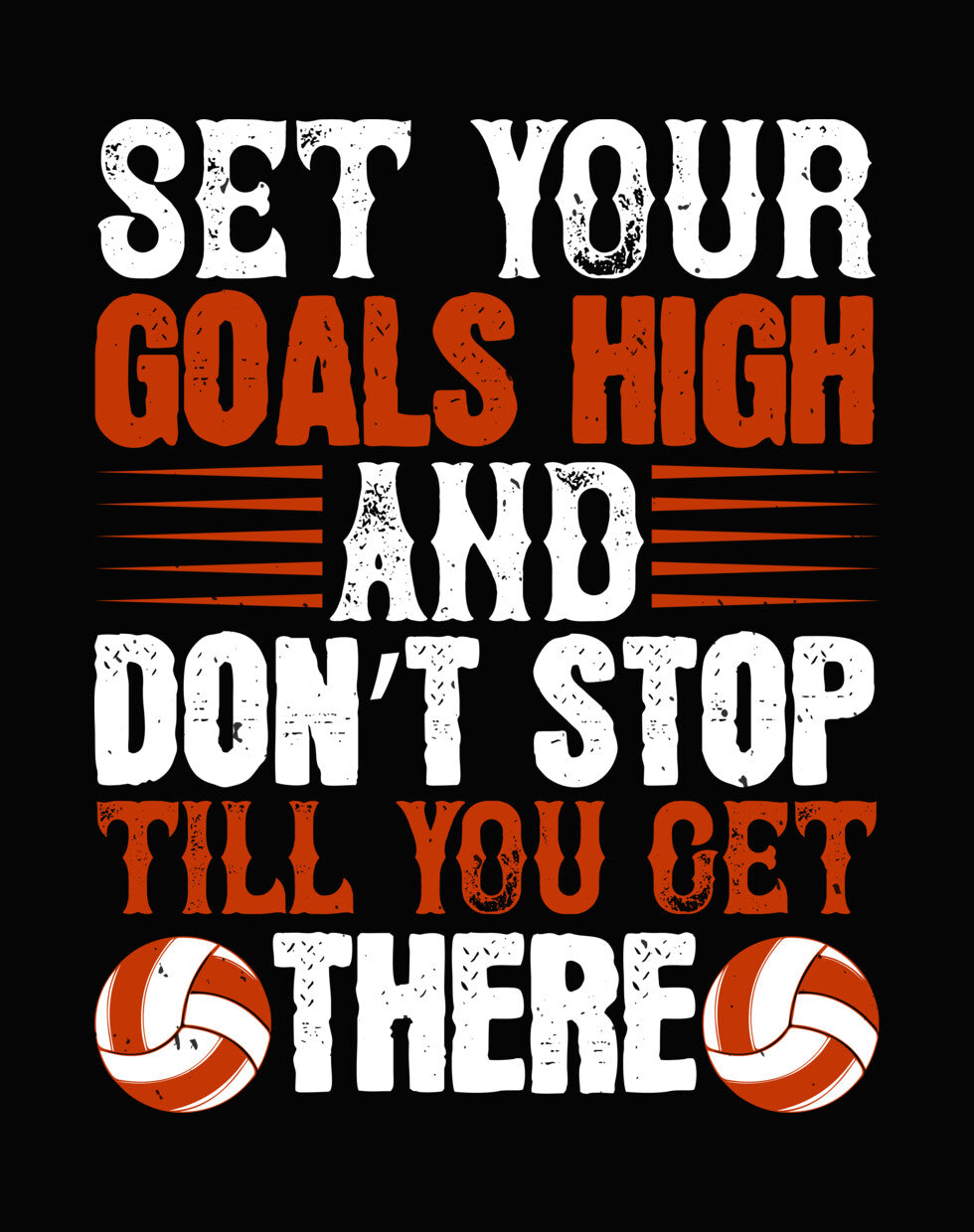 Set Your Goals High DTF Transfer