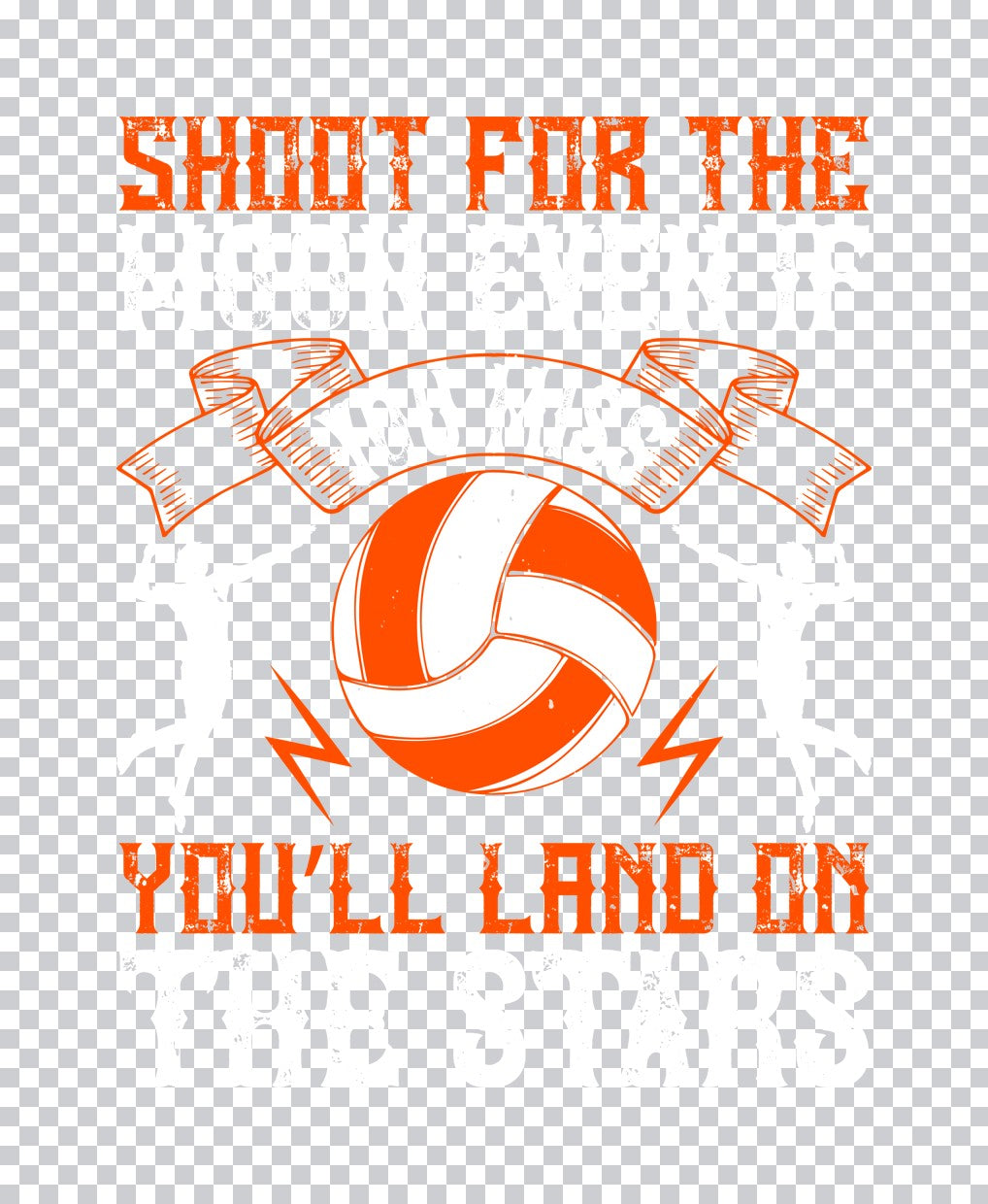 Shoot For The Moon DTF Transfer