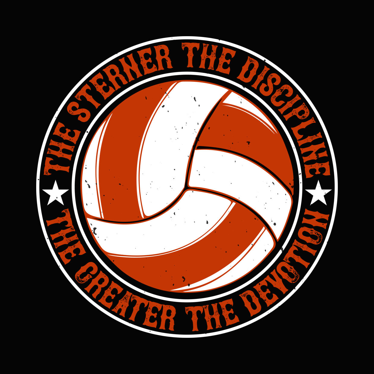 Volleyball Discipline and Devotion DTF Transfer