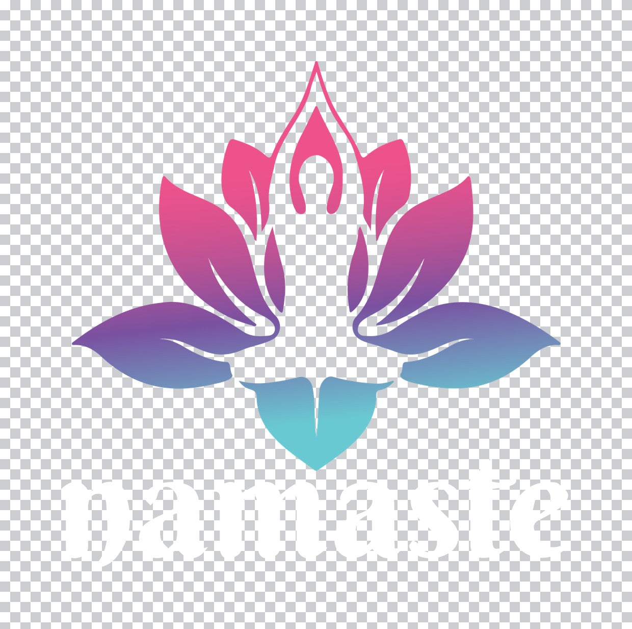 Lotus Yoga Silhouette DTF Transfer