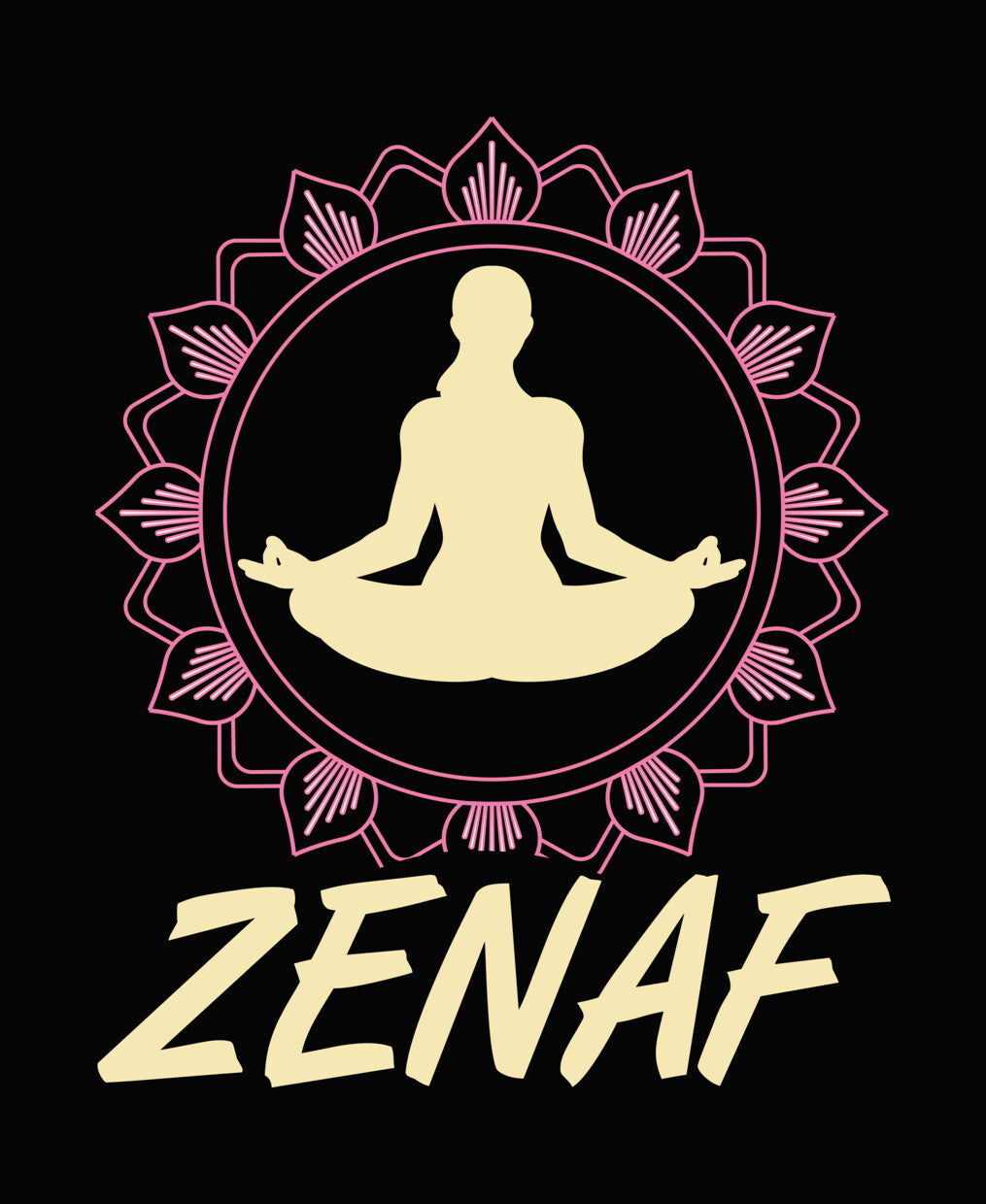 Zenaf Lotus Yoga DTF Transfer