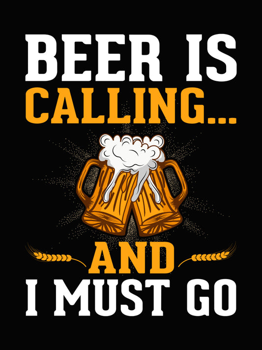 Calling and Beer Mugs DTF Transfer